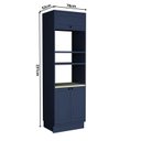 Ver imagem 4 de Torre Quente 3 Portas 2 Nichos para Forno Sevilha Azul/Órion/Cinza Argila