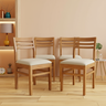 Kit 4 Cadeiras para Sala de Jantar em Madeira Maciça Diamante - 2