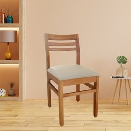 Kit 4 Cadeiras para Sala de Jantar em Madeira Maciça Diamante - 6