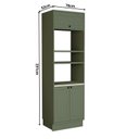Ver imagem 4 de Torre Quente 3 Portas 2 Nichos para Forno Sevilha Verde/Hill/Cinza Argila