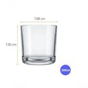 Ver imagem 3 de Jogo 6 Copos Vidro Bar Roks 265ml