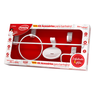 Kit Acessórios para Banheiro 5 Peças Linha Sofisticato Cor Branco Durín - 2