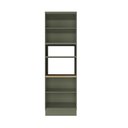 Ver imagem 7 de Torre Quente 4 Portas 1 Nicho para Forno Sevilha Verde/Carvalho