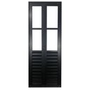 Ver imagem 3 de Porta Camarão Palheta com Vidro Linha 25 210x80 Lado Direito