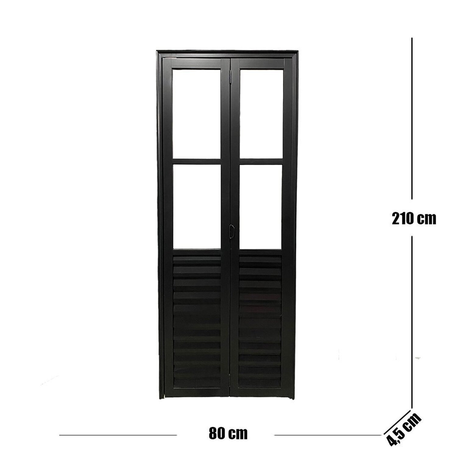 Porta Camarão Palheta com Vidro Linha 25 210x80 Lado Direito - 4