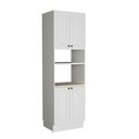 Ver imagem 1 de Torre Quente 4 Portas 1 Nicho para Forno Sevilha Branco/Cinza
