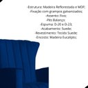 Ver imagem 2 de Kit Poltrona Balanço Melinda e Puff Jade Suede