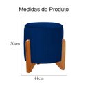 Ver imagem 6 de Kit Poltrona Balanço Melinda e Puff Jade Suede