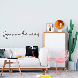 Adesivo Decorativo Frase Motivacional Seja Sua Melhor Versão Decoração Ambiente - 3