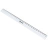 Régua 30cm Cristal Escritório Escolar Atacado Kit com 50 Acrinil 53169 - 2