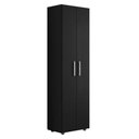 Ver imagem 2 de Armário Multiuso Organizador 2 Portas Sabrina 60cm Preto