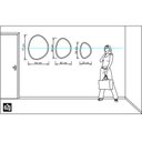 Ver imagem 6 de Espelho Decorativo Orgânico Preto 35x50 Cm