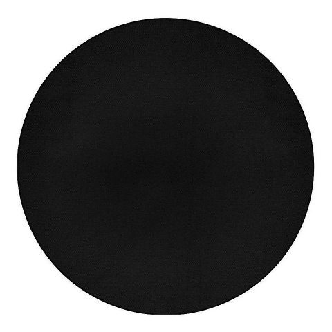 Tapete Boho Redondo Ø140cm Preto - Antiderrapante Fastlar Tapete Redondo