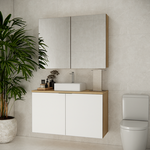 Conjunto Nature 110cm Estilare Cnj4036 Carvalho/branco