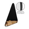 Espelho Triangular 78x62cm com Suporte para Decorar Sala, Quarto, Banheiro, Camarim - 2