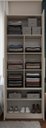 Ver imagem 1 de Guarda-roupa Modular 2p com Nichos 1012 Carvalho