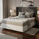 Ver imagem 1 de Cama Box com Colchão de Espuma D45 Pillow Top Ortopédico Domo Casal 138cm