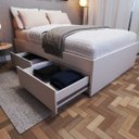 Ver imagem 3 de Cama de Casal Mista 193cm X 144cm X 45cm Branco