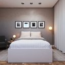 Ver imagem 5 de Cama de Casal Mista 193cm X 144cm X 45cm Branco