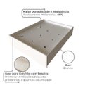 Ver mais imagens de Cama de Casal Mista 193cm X 144cm X 45cm Branco