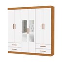 Ver imagem 3 de Guarda Roupa 6 Portas 4 Gav 2 Espelhos Allure -grand Line