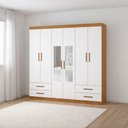 Ver imagem 1 de Guarda Roupa 6 Portas 4 Gav 2 Espelhos Allure -grand Line