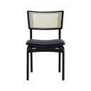 Ver imagem 5 de Cadeira Apollo Madeira Maciça Encosto Telinha Assento Anatômico Estofado Corano