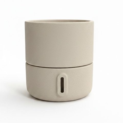 Vaso Decor Urbi (22x20) Cor Areia Brota