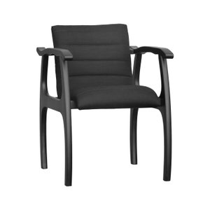 Cadeira Cancun Estrutura Madeira Maciça Encosto e Assento Anatômico Assento Estofado Linho