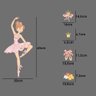 Adesivo de Parede Bailarina Balé Ballet Bailarina 3 - 2