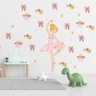 Adesivo de Parede Bailarina Balé Ballet Bailarina 3 - 5