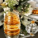 Ver imagem 3 de Meleira Porta Mel Little Bee Lyor de Cristal Ecológico 140ml