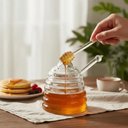 Ver imagem 5 de Meleira Porta Mel Little Bee Lyor de Cristal Ecológico 140ml