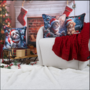 Ver imagem 4 de Almofada Natalina Natal Cachorrinho com Touca Noel 43CMX43CM