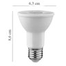 Lampada Led Par 20 7w Branco Frio 6500k Bivolt Bocal E27 - 3