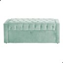 Ver imagem 4 de Calçadeira de Sapatos Baú Estofada 140 Cm Casal Veludo Emma