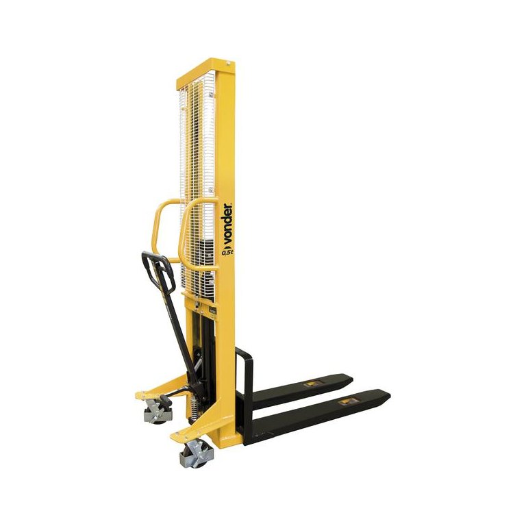 Empilhadeira Manual 0,5 Tonelada Garfo Fixo Roda Nylon Em050