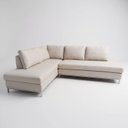 Ver imagem 2 de Sofá de Canto em L Revestimento em Veludo com Chaise Lado Esquerdo 293x84cm