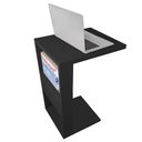 Ver imagem 1 de Mesa Apoio Lateral Sofá Ou Cama Book Preto Caemmun