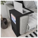 Ver imagem 5 de Mesa Apoio Lateral Sofá Ou Cama Book Preto Caemmun