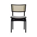 Ver imagem 6 de Kit 2 Cadeiras Apollo Madeira Maciça Encosto Telinha Assento Anatômico Estofado Linho