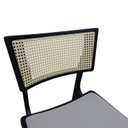 Ver mais imagens de Kit 2 Cadeiras Apollo Madeira Maciça Encosto Telinha Assento Anatômico Estofado Linho