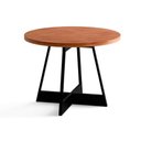 Ver imagem 7 de Conjunto: Mesa de Cozinha Átria 1594 Aço C/ Tampo Madeirado 100cm e 4 Cadeiras Lou Rose/freijó/