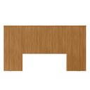 Ver imagem 3 de Cabeceira Casal e Queen Painel Ripado 241cm Palmeira Nature L06 - Mpozenato