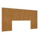 Ver mais imagens de Cabeceira Casal e Queen Painel Ripado 241cm Palmeira Nature L06 - Mpozenato