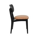 Ver imagem 7 de Kit 2 Cadeiras Organik Madeira Maciça Encosto Telinha Assento Estofado Corano