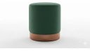 Ver imagem 3 de Kit 2 Puff Rodapé Rose Gold, Cor Verde Veludo - Let Móveis