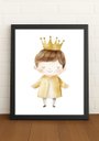 Ver imagem 4 de Quadro Decorativo Quarto Infantil Menino c/Vidro Cor Preto