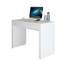 Ver imagem 3 de Mesa Escrivaninha 1 Gaveta Home Office Branco - Panorama Móveis
