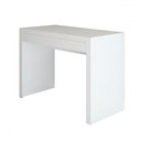Ver imagem 5 de Mesa Escrivaninha 1 Gaveta Home Office Branco - Panorama Móveis